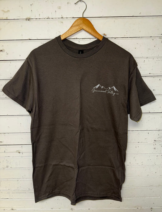 GV Co. Logo T-Shirt, Charcoal
