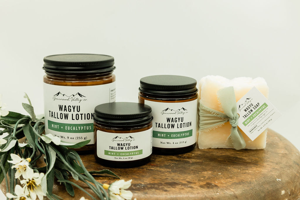 Mint + Eucalyptus Tallow Lotion